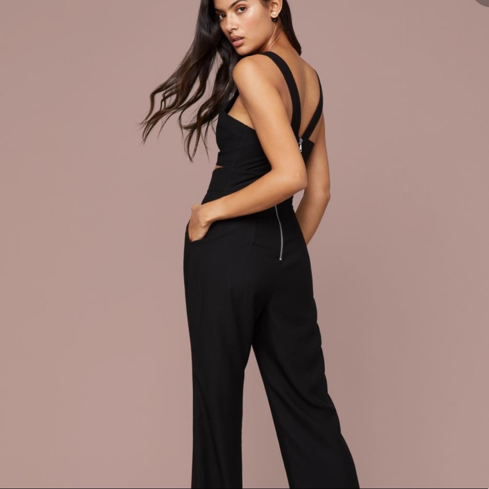 Bebe black jumpsuit